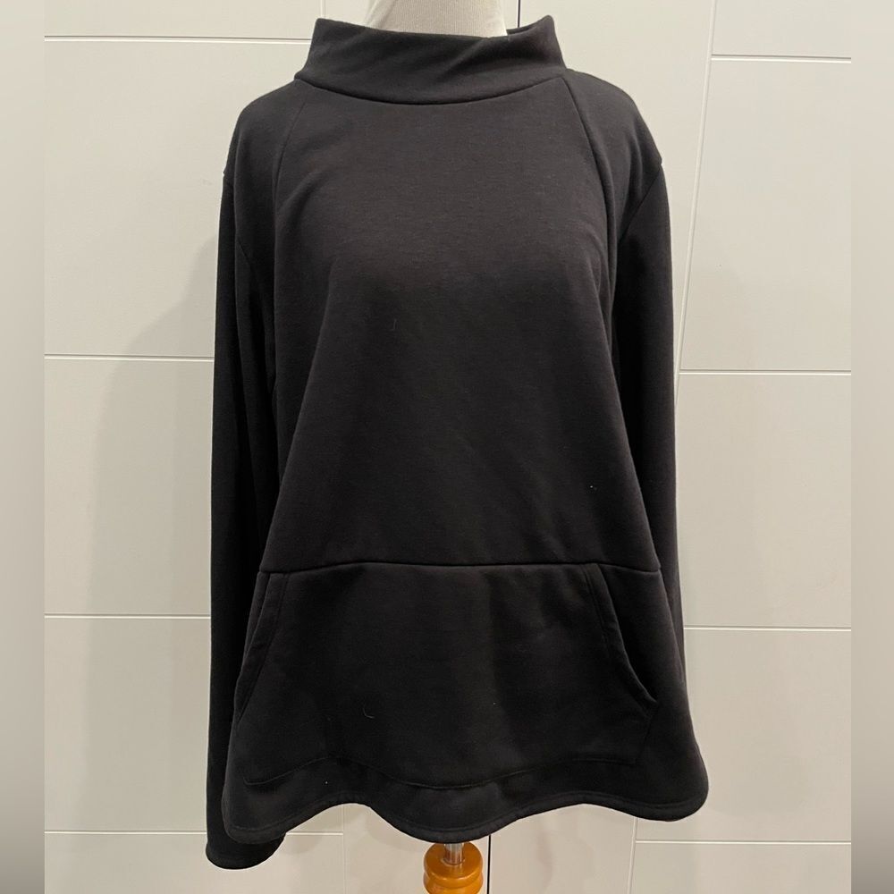 Black Cowl neck sweatshirt